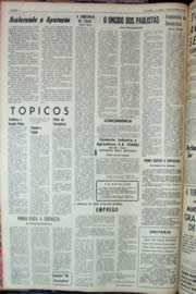 Página do jornal Unitário de outubro de 1962
