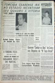 Página do jornal Unitário de outubro de 1962