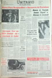 Página do jornal Unitário de outubro de 1962