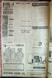Página do jornal Unitário de outubro de 1962