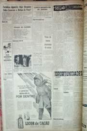 Página do jornal Unitário de outubro de 1962