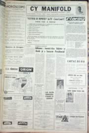 Página do jornal Unitário de outubro de 1962