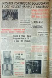 Página do jornal Unitário de novembro de 1962
