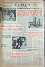 Página do jornal Unitário de novembro de 1962