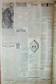 Página do jornal Unitário de novembro de 1962
