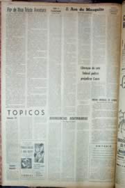 Página do jornal Unitário de novembro de 1962