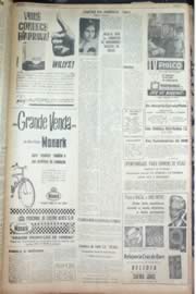 Página do jornal Unitário de novembro de 1962