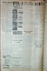 Página do jornal Unitário de novembro de 1962