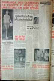 Página do jornal Unitário de novembro de 1962