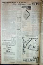 Página do jornal Unitário de novembro de 1962