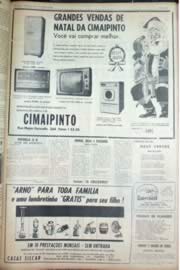 Página do jornal Unitário de novembro de 1962