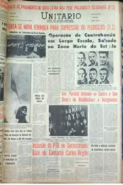 Página do jornal Unitário de novembro de 1962
