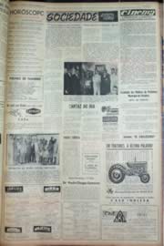 Página do jornal Unitário de novembro de 1962