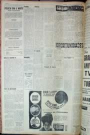 Página do jornal Unitário de novembro de 1962