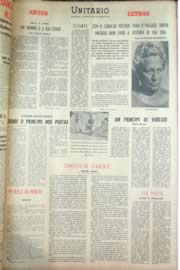 Página do jornal Unitário de novembro de 1962