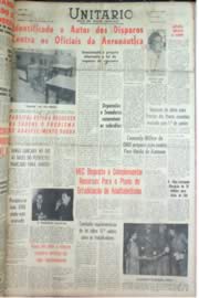 Página do jornal Unitário de dezembro de 1962
