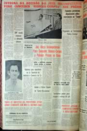 Página do jornal Unitário de dezembro de 1962