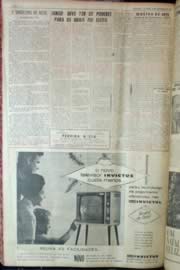 Página do jornal Unitário de dezembro de 1962