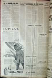 Página do jornal Unitário de dezembro de 1962