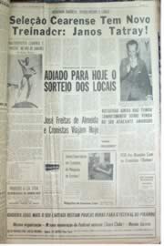 Página do jornal Unitário de dezembro de 1962