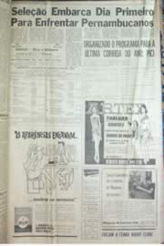 Página do jornal Unitário de dezembro de 1962