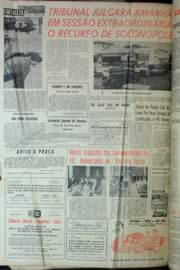 Página do jornal Unitário de dezembro de 1962