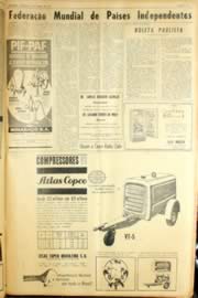 Página do jornal Unitário de abril de 1963