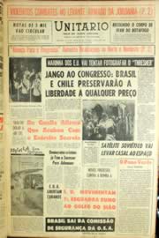 Página do jornal Unitário de abril de 1963