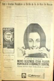 Página do jornal Unitário de maio de 1963