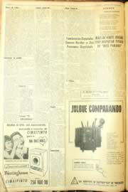 Página do jornal Unitário de maio de 1963