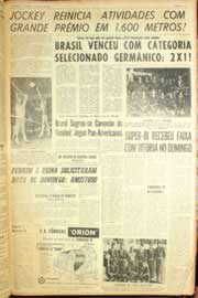 Página do jornal Unitário de maio de 1963