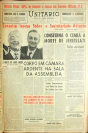 Página do jornal Unitário de maio de 1963