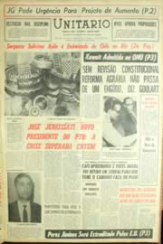 Página do jornal Unitário de maio de 1963