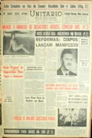 Página do jornal Unitário de maio de 1963