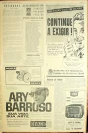 Página do jornal Unitário de maio de 1963