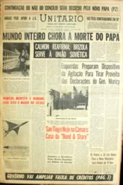 Página do jornal Unitário de junho de 1963
