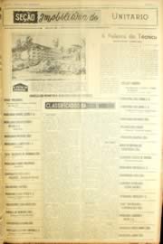 Página do jornal Unitário de junho de 1963
