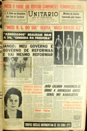 Página do jornal Unitário de junho de 1963