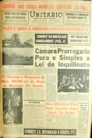 Página do jornal Unitário de junho de 1963