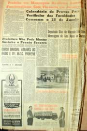 Página do jornal Unitário de janeiro de 1964