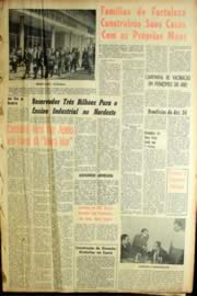 Página do jornal Unitário de janeiro de 1964