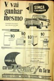 Página do jornal Unitário de janeiro de 1964