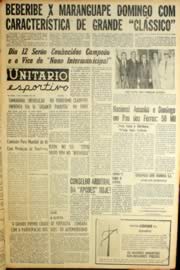 Página do jornal Unitário de janeiro de 1964