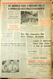 Página do jornal Unitário de janeiro de 1964