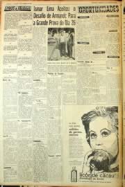 Página do jornal Unitário de janeiro de 1964