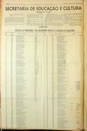 Página do jornal Unitário de janeiro de 1964