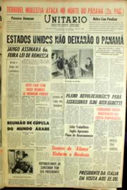 Página do jornal Unitário de janeiro de 1964