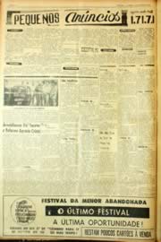 Página do jornal Unitário de janeiro de 1964