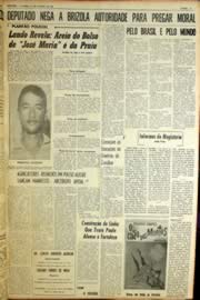 Página do jornal Unitário de janeiro de 1964
