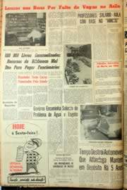 Página do jornal Unitário de janeiro de 1964